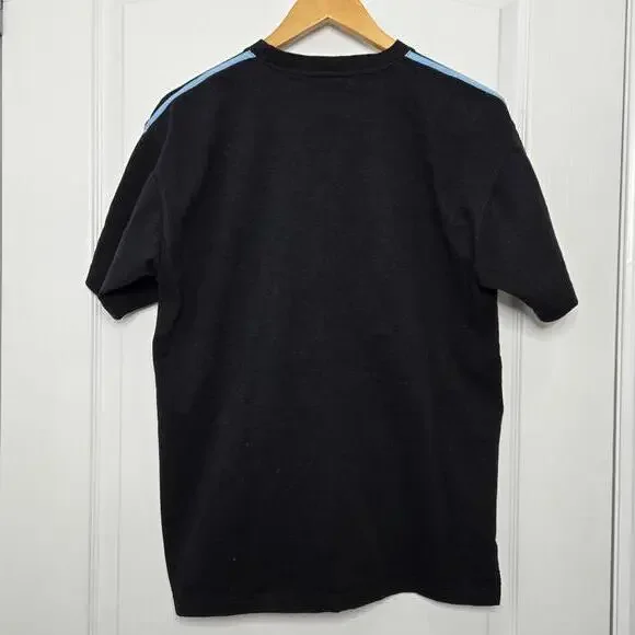 Vintage Exco T Shirt Men's Medium Racing Black Blue Tee Y2K - Picture 5 of 9